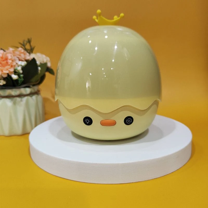 Yellow Crown Duck Music Rechargeable LED Projection Lamp