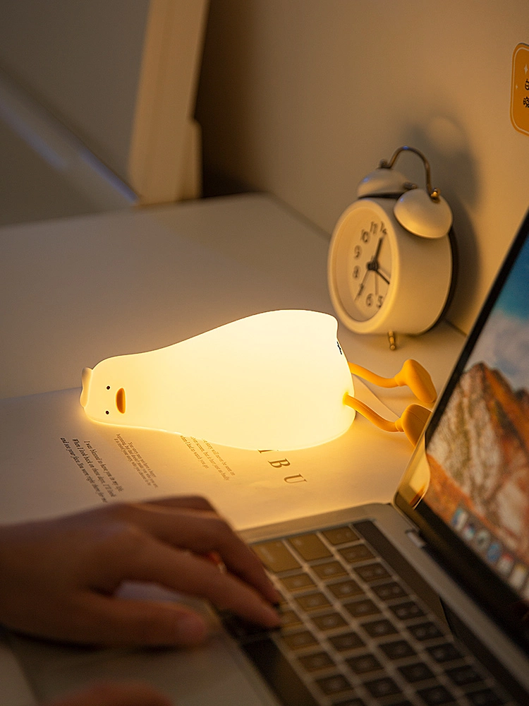 Duck Nursery Night Light Table Lamp with Touch Sensor