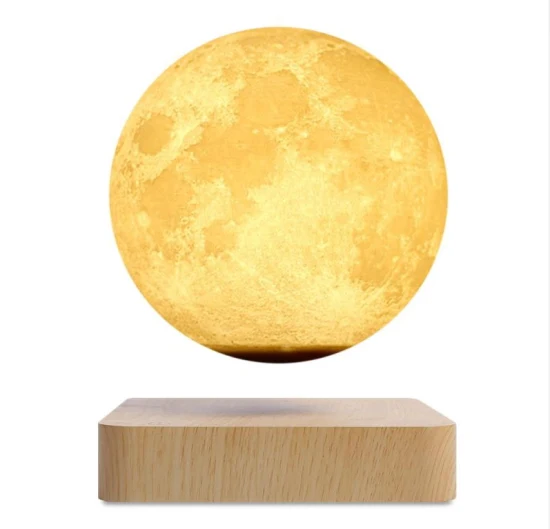 Nouvelle lampe de lune flottante à lévitation magnétique créative 6 pouces veilleuse pour décor cadeau de vacances cadeaux de noël