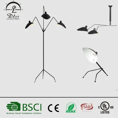 Creat Design Newst branche trois trépied fer canard salon décorer lampadaire