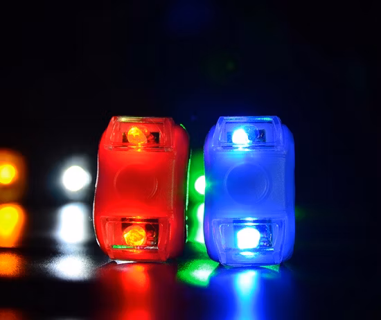 Vente chaude Amazon détail vélo lumières pièces accessoire Silicone grenouille vélo lumière