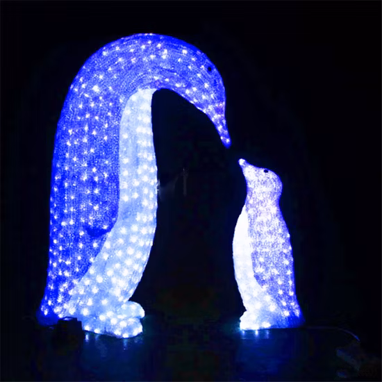 Lumière LED 3D à motif de canard Donal en acrylique de Noël