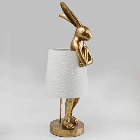 Tablier nordique lapin lapin chambre étude Restaurant Art support décoratif lampe animale